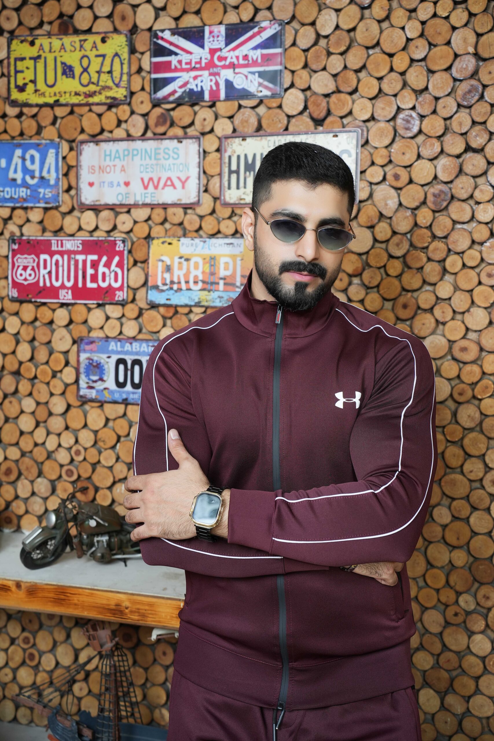 DSC08577_11zon Under armour Zipper track suit - Image 3